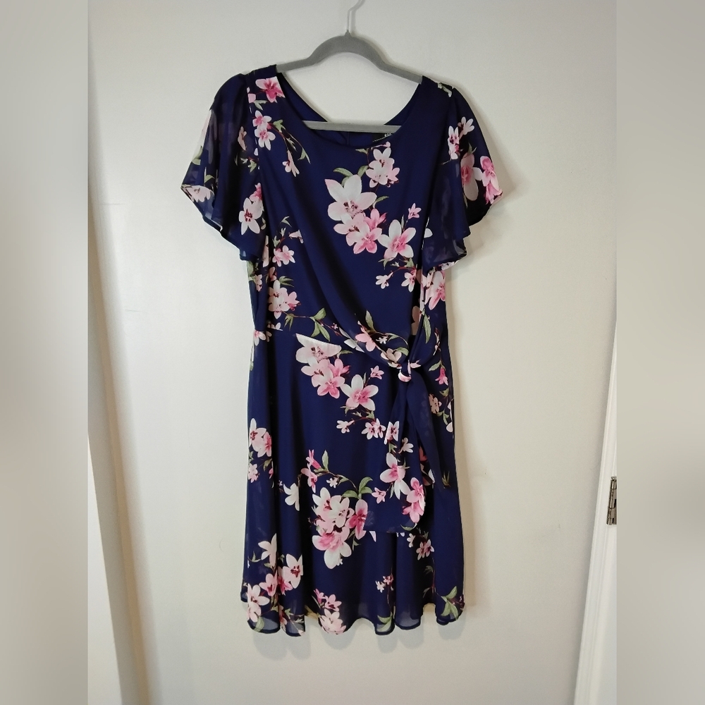 Floral Navy Dress